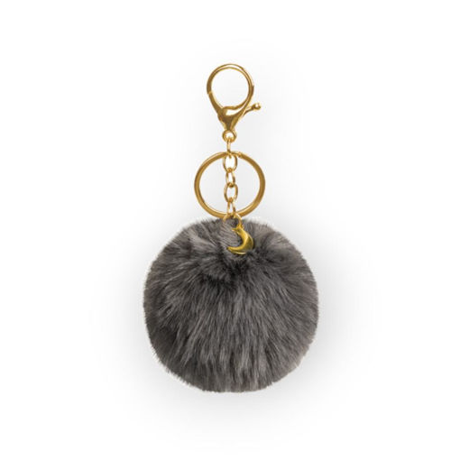 Picture of BRUNNEN PLUSH KEYRING GREY